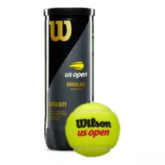 WILSON - Tubo De 3 Pelotas De Tenis Bolas Wilson Us Open Extra Duty
