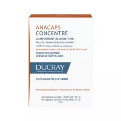 DUCRAY - Suplemento Dietario Anacaps Ducray 60 CAP