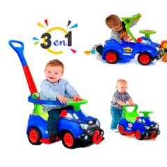 BOY TOYS - Carro Paseador Montable 3 En 1 Niños Bebe