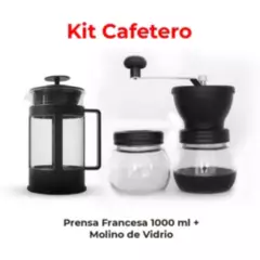 AMBER STYLE - Kit Prensa Francesa 1000ml  Molino en Vidrio