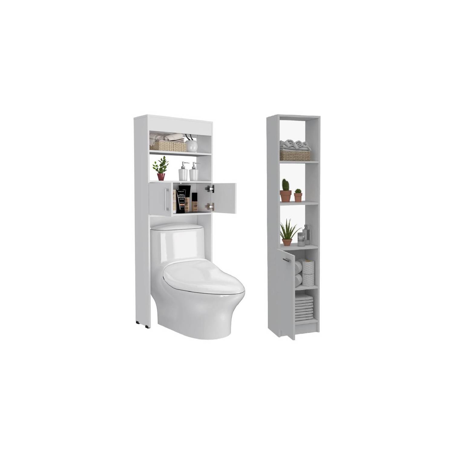 MUEBLE DE BAÑO AUXILIAR GABINETE DE PARED AHORRA ESPACIO GENERICO