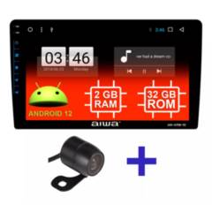 AIWA - Radio Carro Aiwa Android Wifi GPS Pantalla 9 Pulg Bluetooth HD
