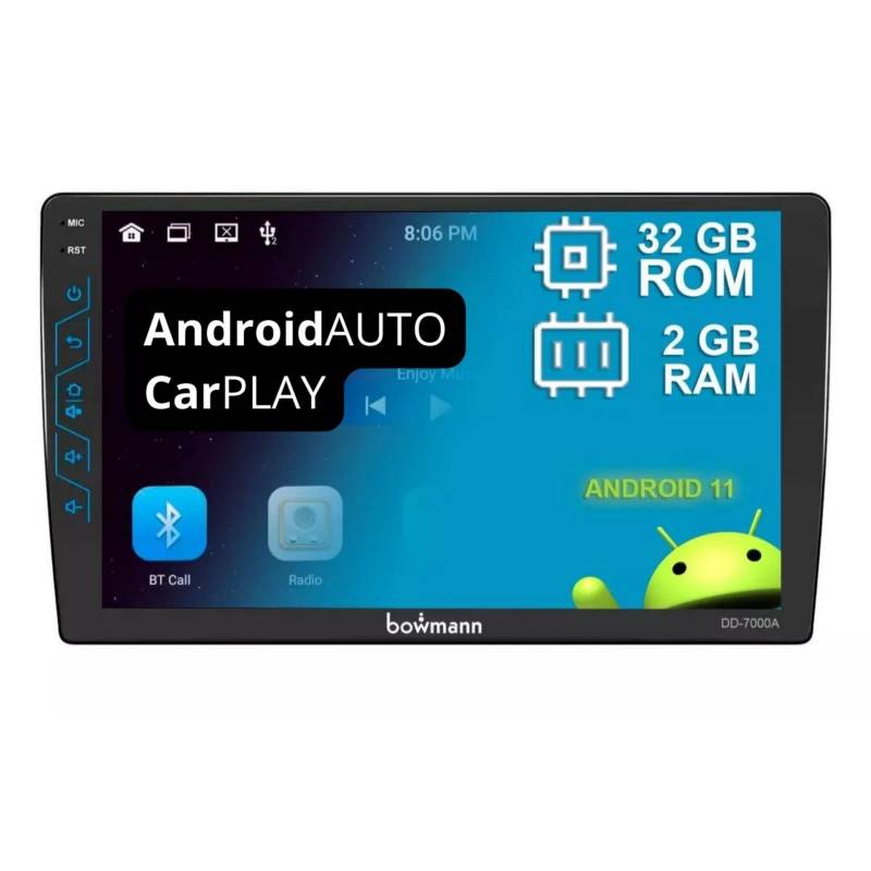 Pantalla Android 9 Pulgadas Carplay Android Auto Bt Gps Wifi
