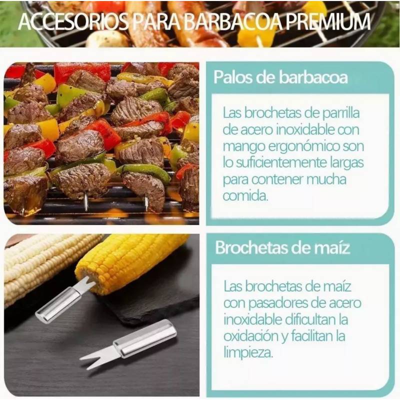 Cucharones para cocina x6 utensilios calidad suprema GENERICO