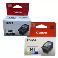 CANON - Kit Cartucho Negro Pg-140 y Cl-141 Color Originales Canon