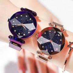 GENERICO - Reloj Magnético Con Cielo Estrellado Para Mujer