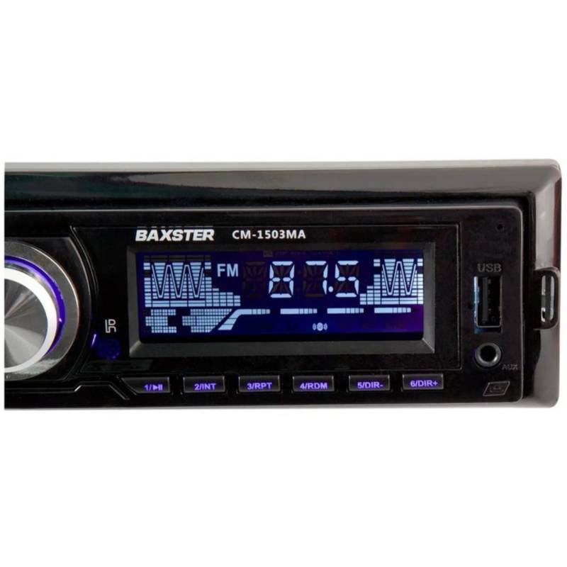 Radio Carro Bluetooth Desmontable USB SD AUX BRAXSTERN CM-1503MA