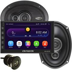AIWA - Combo parlantes + radio carro android aiwa pantalla bluetooth wifi gps