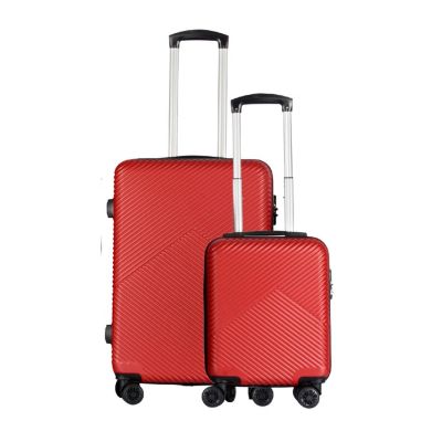 Set Kit 2 Maletas Viaje Nomad ABS Mediana Carry On 4 Ruedas - Rojo - Talla  única TRAVEL ELITE