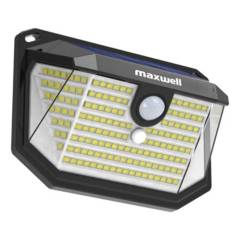 MAXWELL - Lampara solar led exterior pared maxwell sensor movimiento.