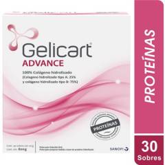 SANOFI - Gelicart Advance Colágeno Hidrolizado 30 Sobres x 20 Gr