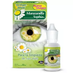SOPHIA - Solución Oftálmica Sophia Manzanilla Limpieza De Ojos x 15 Ml
