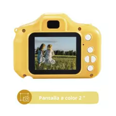 VIVITAR - Camara Digital Infantil Fotos Y Videos Juegos Incluidos Amarillo