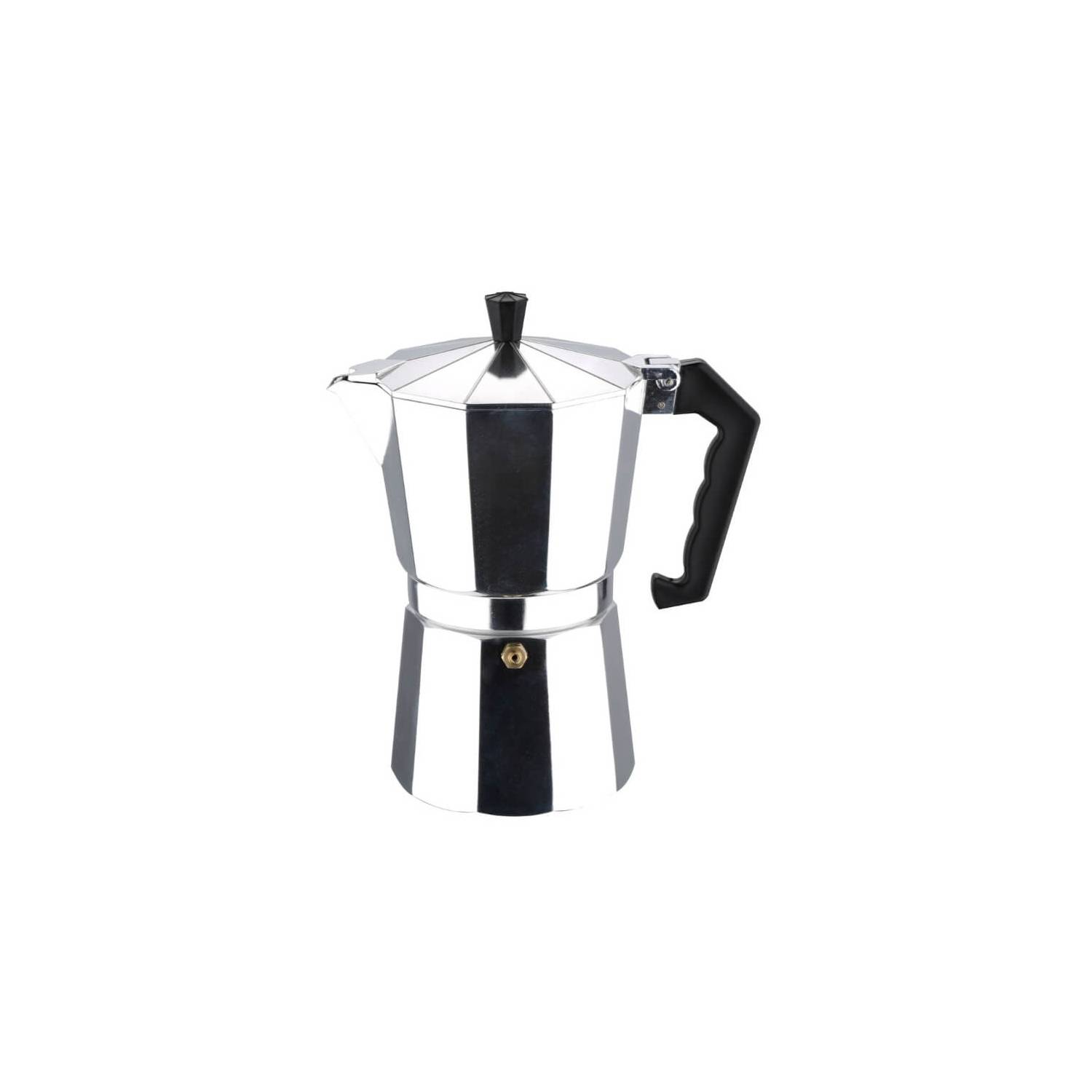 Cafetera Italiana Espresso 6 Tazas Estufa IU-6CS Manual Acero