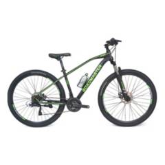 ROADMASTER - Bicicleta Roadmaster Wind Microshift M R29 24Vel Negro Verde.