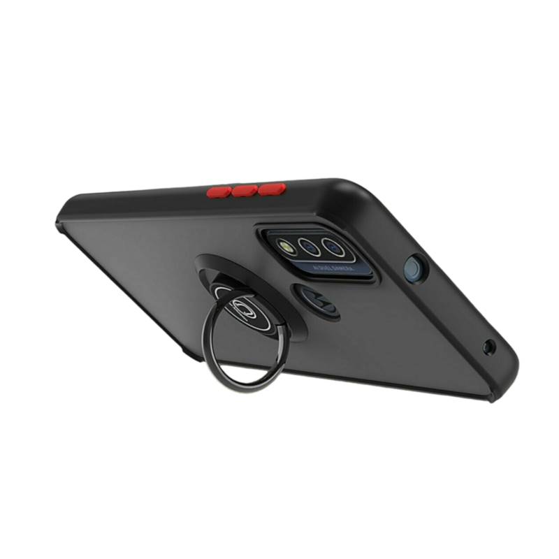 Funda Case Mate Protector Anillo Compatible Xiaomi Redmi 12C Rojo GENERICO