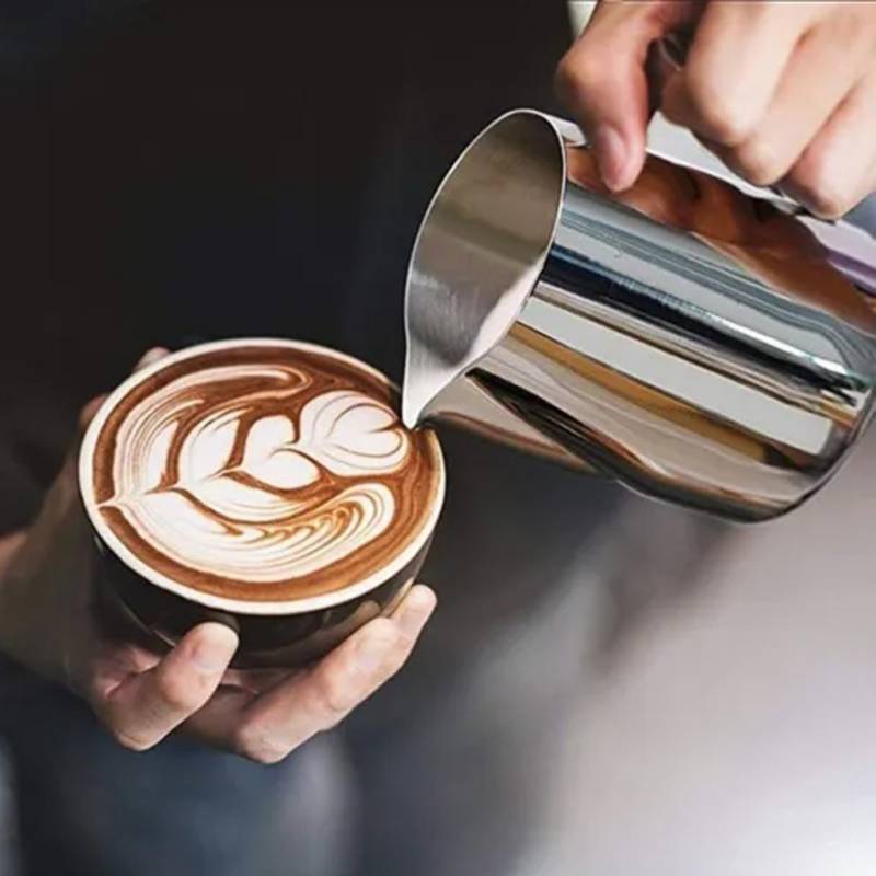Jarra café para latte en acero 350ml 11cm PORTAL DEL HOGAR