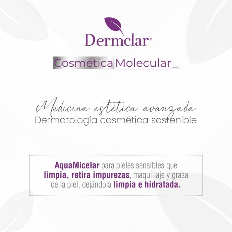 Agua Micelar para Piel grasa - Mixta Dermclar Aqua Micelar 260 ML DERM CLAR