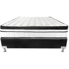CONFORT VITAL - Combo invierno con pillow top confort vital 140 x 190 x 28 blanco