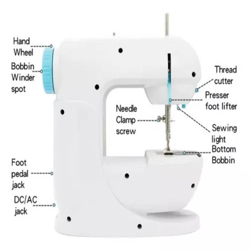 Maquina Coser Portatil a Pedal Mini Sewing Machine GENERICO