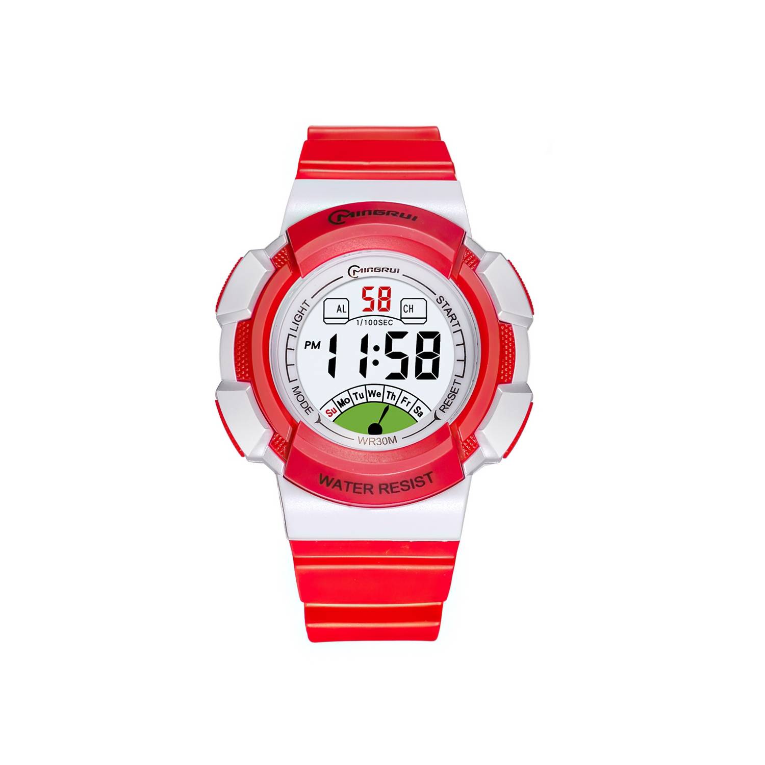 Reloj Digital Niña-Niño Impermeable Azul Mas Estuche Pimushop