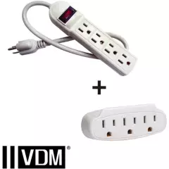 VDM - Kit Multitoma 4 salidas + multitoma 3 sal