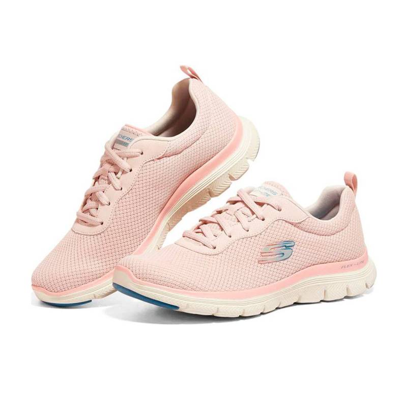 Skechers flex sole shop 2.0 mujer naranja