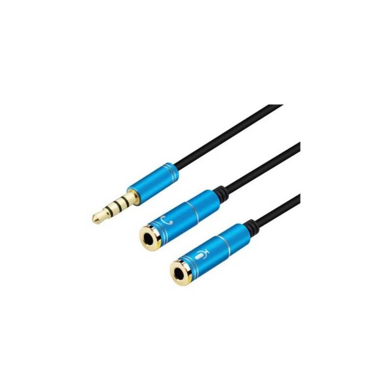 Cable Sonido Divisor Tristereo 1 Hembra A Dos Machos 3.5mm