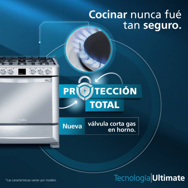 Estufa de Piso a Gas de 20 Inoxidable - TX1G-6CON - Tienda AO