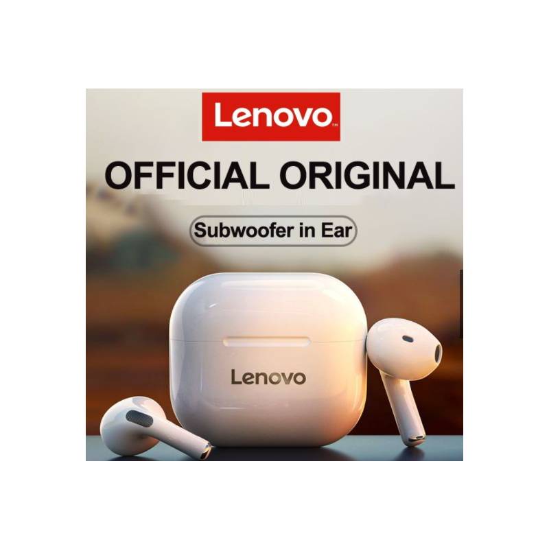 LENOVO - Audífonos Inalámbricos Lenovo LP40 blanco