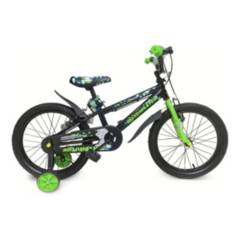 ROADMASTER - Bicicleta Infantil Roadmaster Freno Pinza R18 Negro Verde