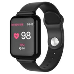 UBMD - Smartwatch Reloj Inteligente B57 Monitor Ritmo Cardiaco Negro
