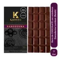 KAFFETO GOURMET - Chocolate con arándanos y ganoderma lucidum