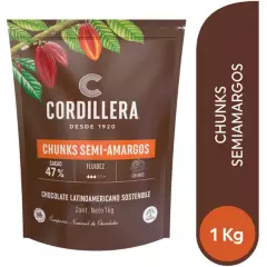 CORDILLERA - Chunks de Chocolate Semiamargo Cordillera al 47