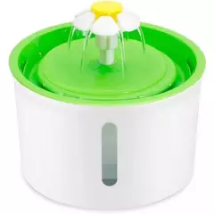 GENERICO - Fuente de agua purificadora con filtro mascotas16 lt verde