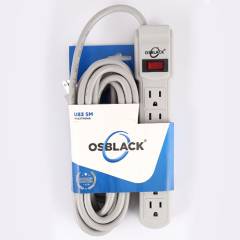 OSBLACK - Multitoma Osblack U83 5M 6 salidas Cable 5mts