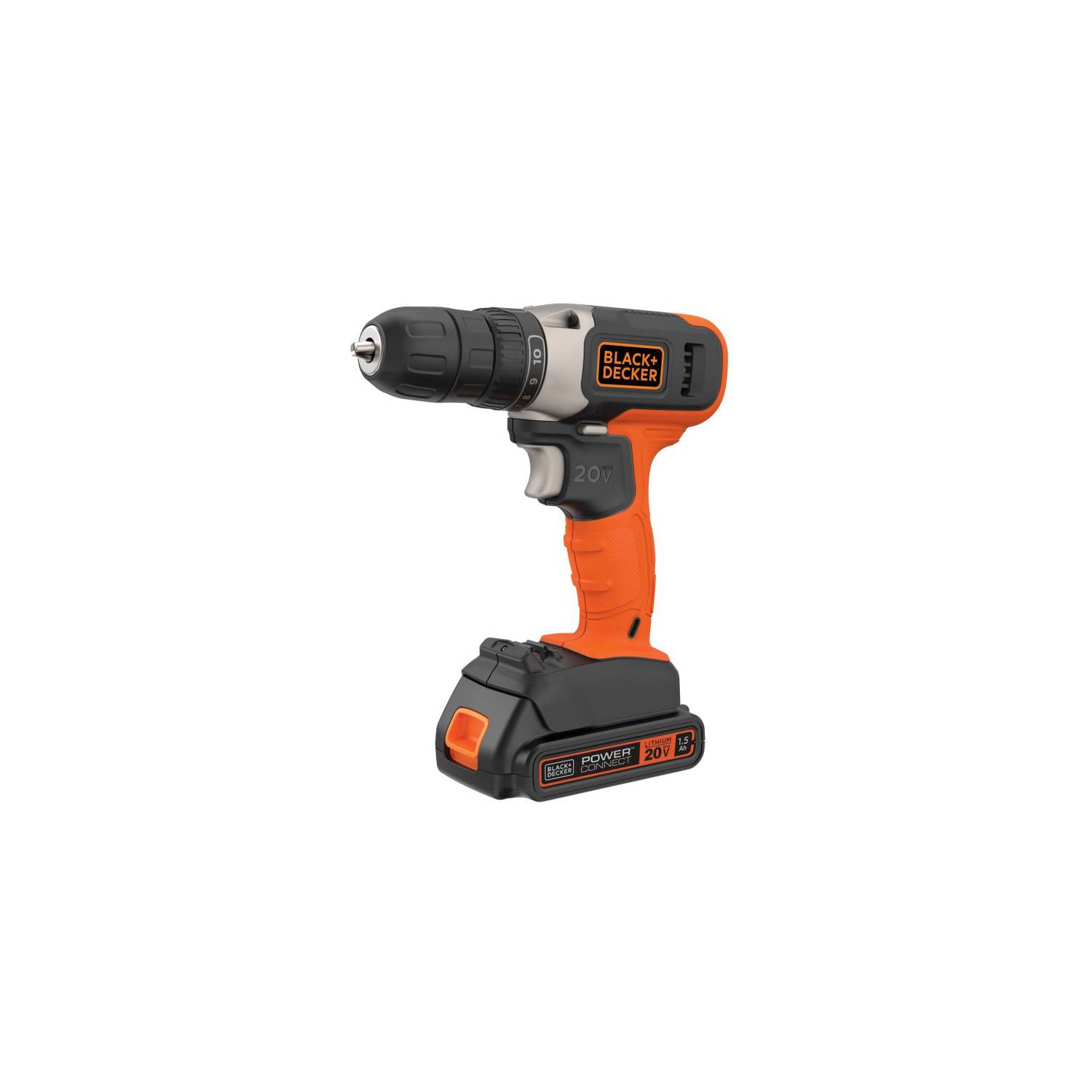  BLACK+DECKER Taladro inalámbrico de 20 V MAX* inalámbrico  (BCD702C1) : Herramientas y Mejoras del Hogar