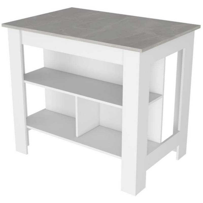 MUEBLE RECIBIDOR BLANCO ROZADO 120 X 40 X 101,50 CM