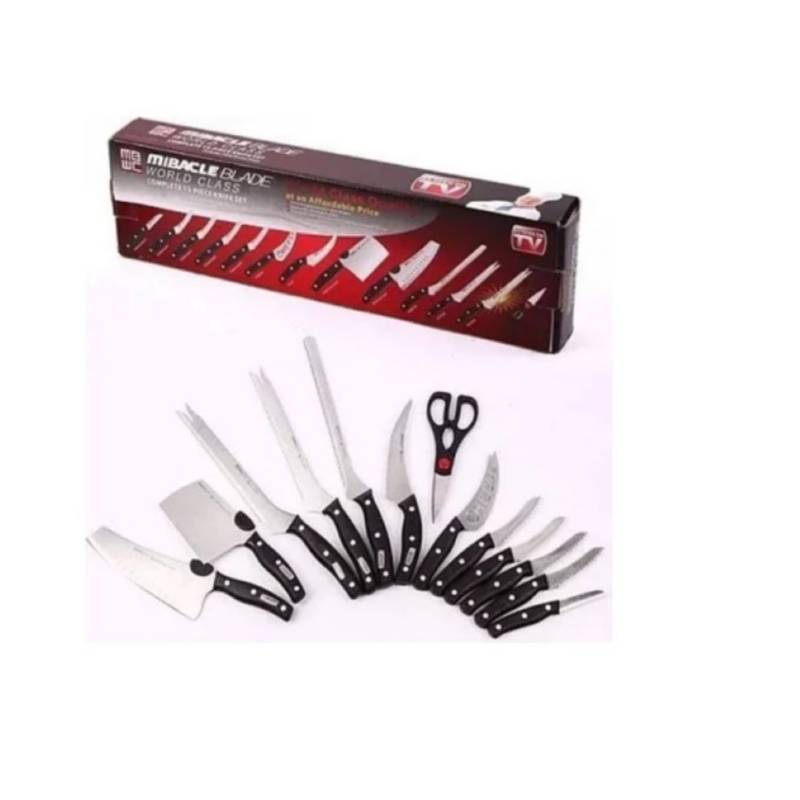 Juego Set De Cuchillos Para Cocina 3 Piezas Profesional Acero Inoxidable  Chef