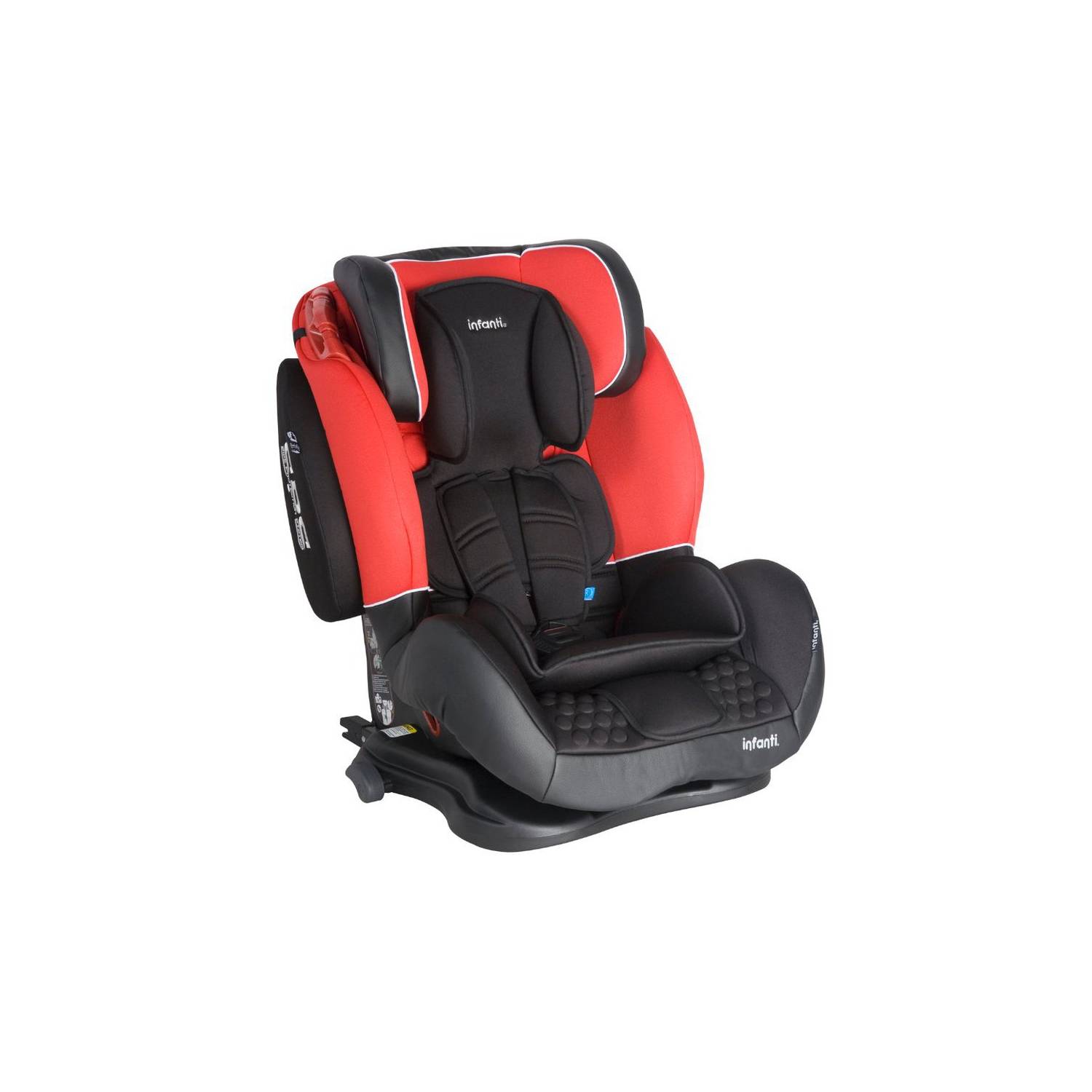 Silla de auto isofix Pepper grupo 1/2/3 - Rojo