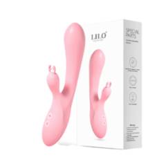 LILO - Vibrador Doble Estimulación Rabbit USB - Rosado