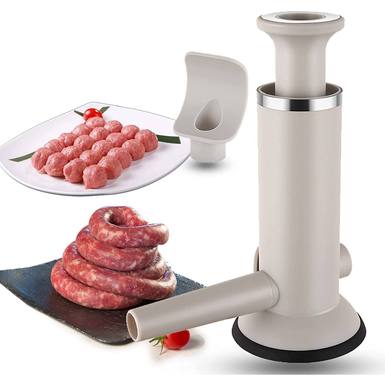 Máquina manual para picar carne y embutir chorizos - Jrsanchezantiques