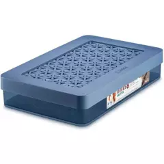 ORDENE - Caja con tapa y divisiones azul