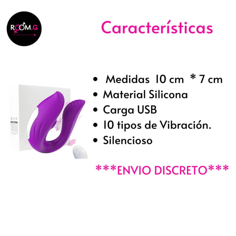 Vibrador Para Mujer, Control A Distancia Celular, Silencioso