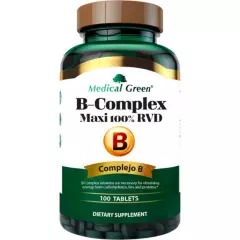 MEDICAL GREEN - B-complex maxi 100% rvd x 100 caps