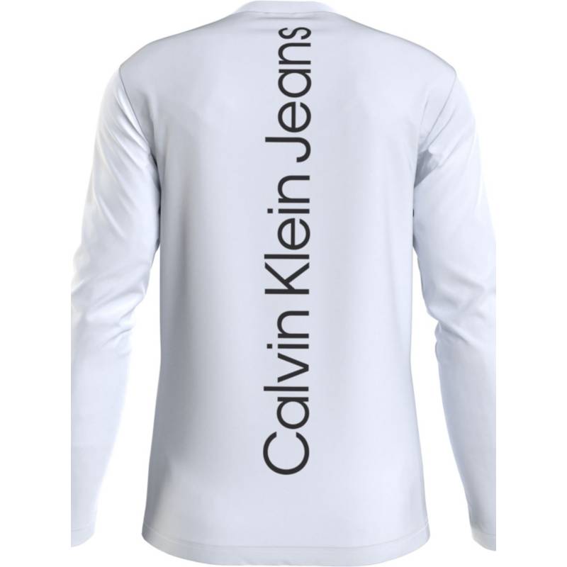 Abultar loseta intersección Camiseta Manga Larga Con Logo Hombre Blanco Calvin Klein CALVIN KLEIN |  falabella.com
