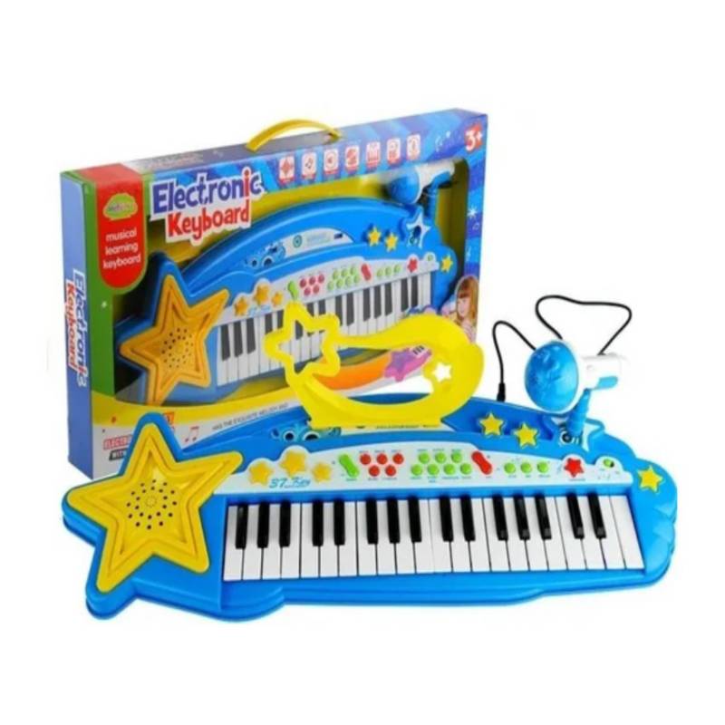 soborno Ceder el paso fondo Organeta piano teclado con mp3 37 teclas + micrófono GENERICO |  falabella.com