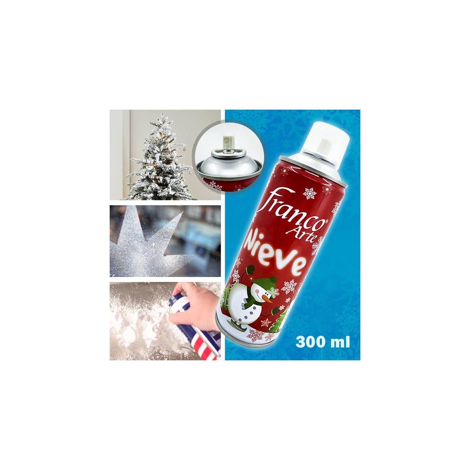 Espuma Nieve Artificial Spray Decoración Navidad RF 198 –