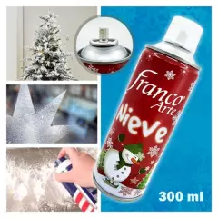 GENERICO - Espuma Nieve Artificial Spray Decoración Navidad RF 198