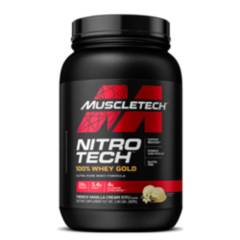 MUSCLETECH - Proteina nitro tech whey gold x 2 libras